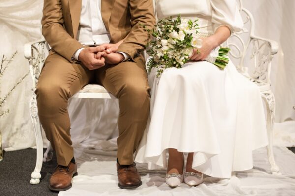 Photo pants for wedding