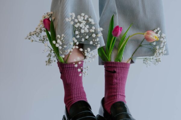 Photo floral pants