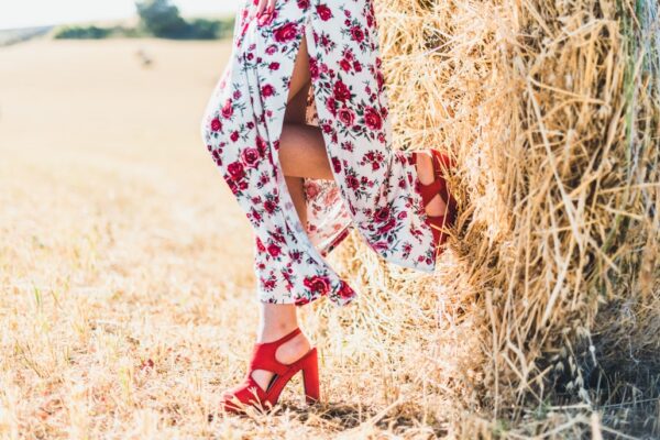 Photo red dress