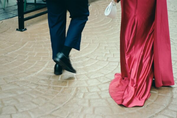 Photo red pants