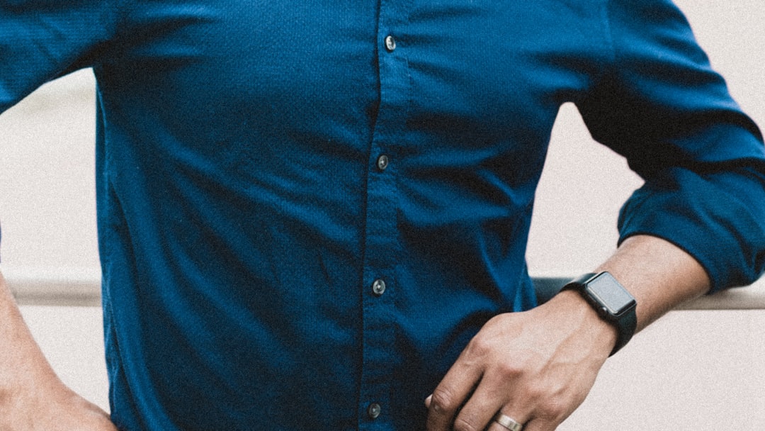 Photo blue shirt